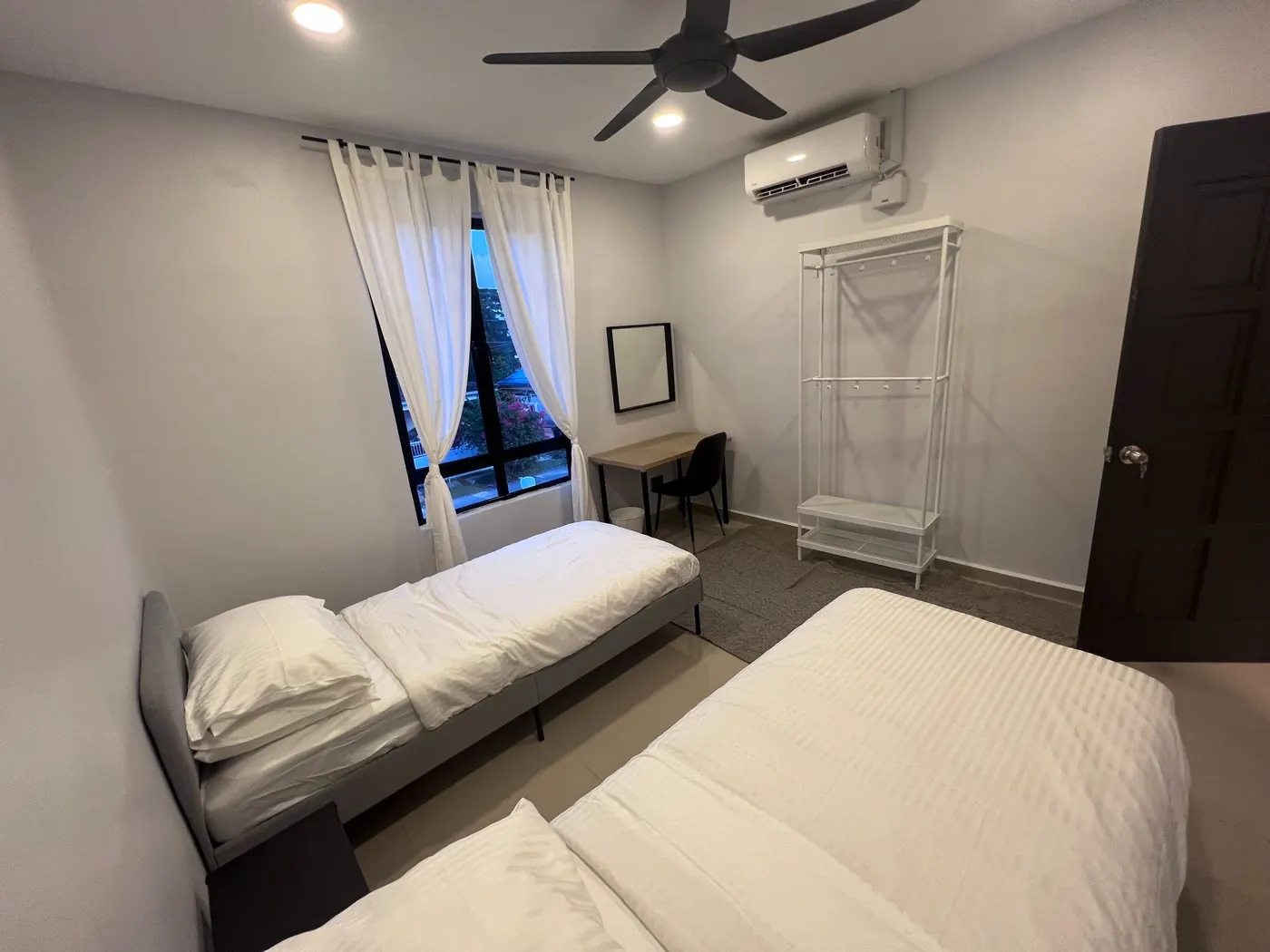 Bilik twin Homestay Greendoor Gombak
